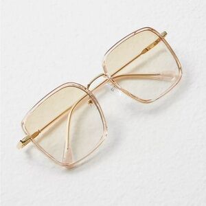 Free People Beau Square Sunglasses